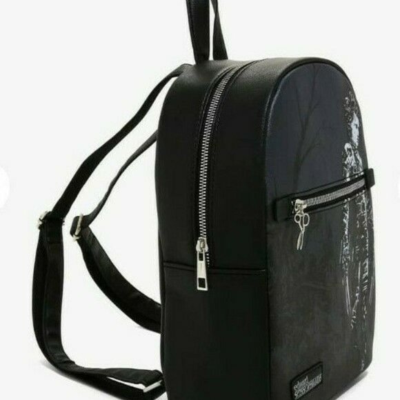Edward Scissorhands Mini Backpack Character Bag Black By Bioworld - Picture 2 of 4